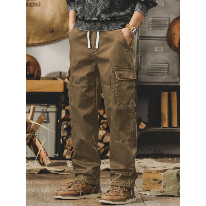 Herren Cargo-Hosen mit multifunktionalen Taschen und robustem Material Echoarchiv