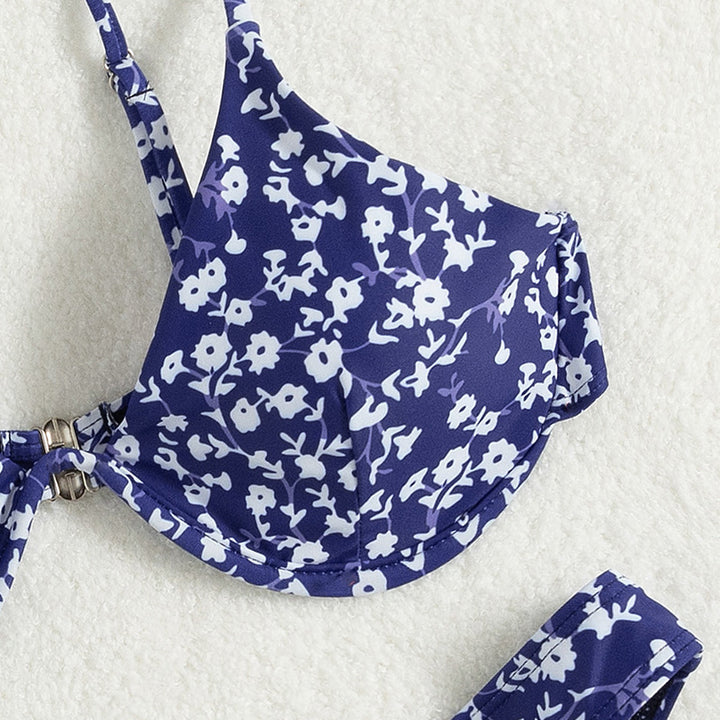 Damen Triangel-Bikini mit floralem Design und komfortabler Passform Echo Archiv