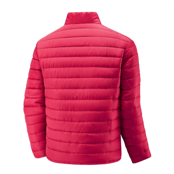 Herren Slim Fit Ultraleichte Thermosteppjacke mit hohem Stehkragen – Taviero