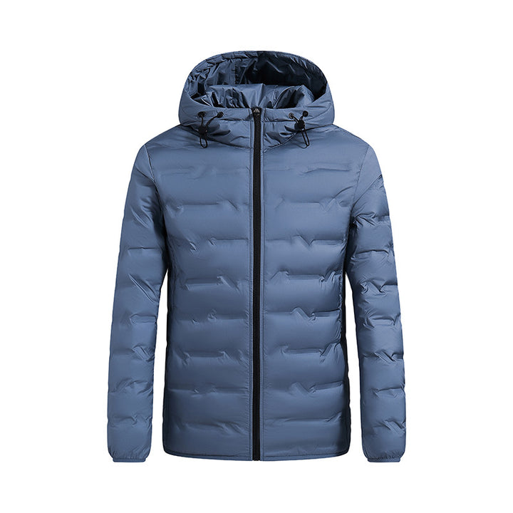 Herren Nano Ultra-Leicht Steppdaunenjacke mit Kapuze – Taviero