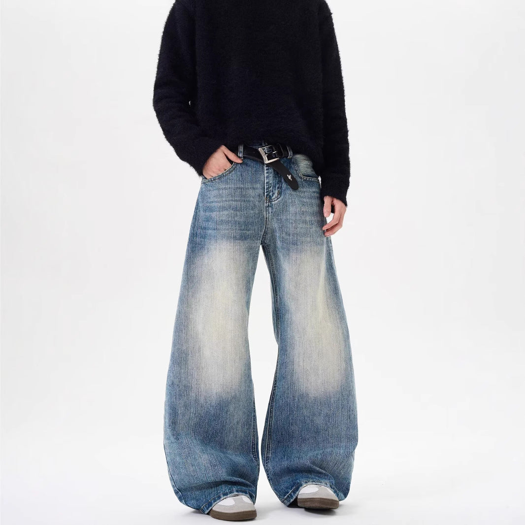 Herren Hochgeschnittene Weitgeschnittene Jeans Echoarchiv