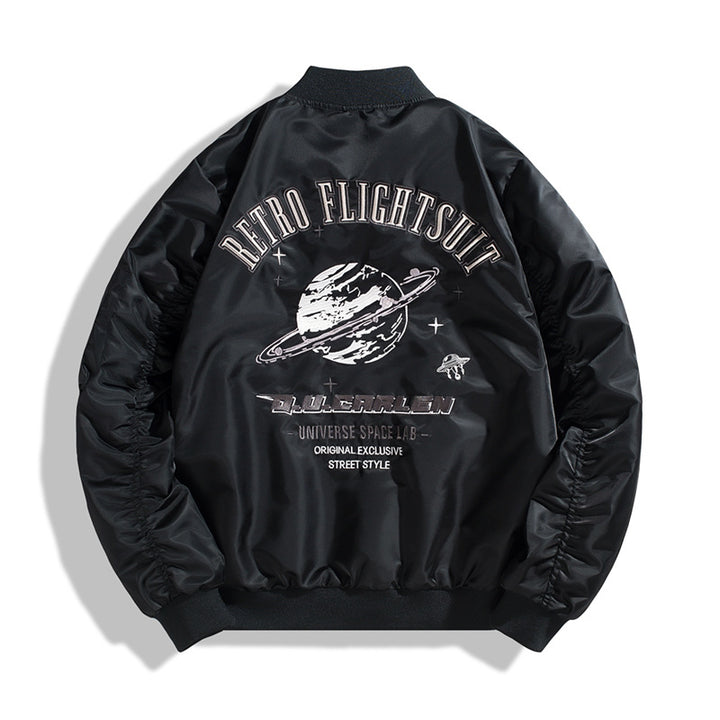 Herren Sportliche Bomberjacke mit stylischen Patches Echo Archiv