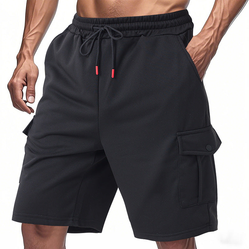 Herren Cargo-Shorts aus atmungsaktivem Material mit elastischem Bund und großen Seitentaschen Echoarchiv