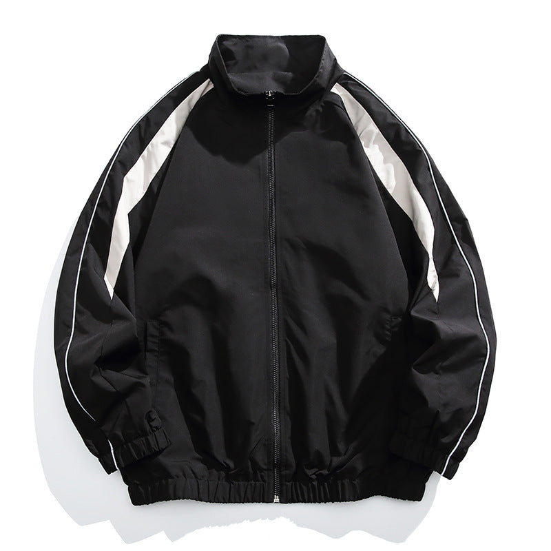 Herren Sportliche Trainingsjacke mit hohem Kragen Echo Archiv