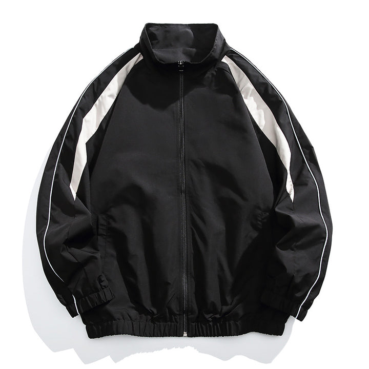 Herren Sportliche Trainingsjacke mit hohem Kragen Echo Archiv