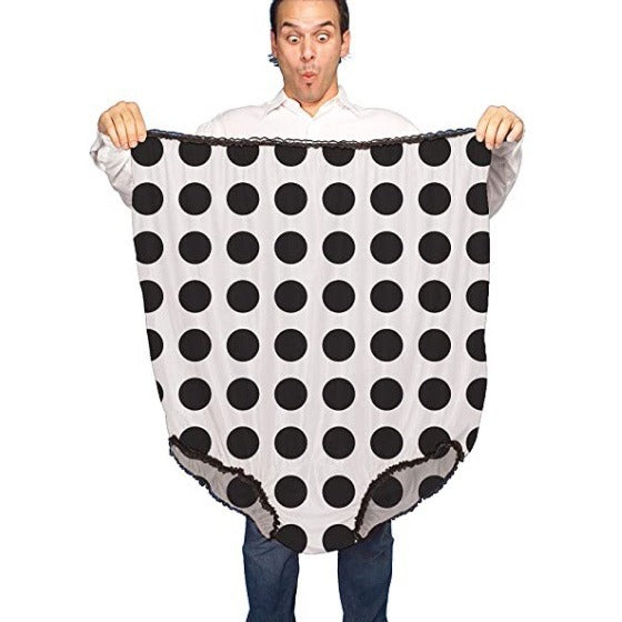 Unisex übergroßer Satin-Spaßslip mit elastischem Bund – Valdoro