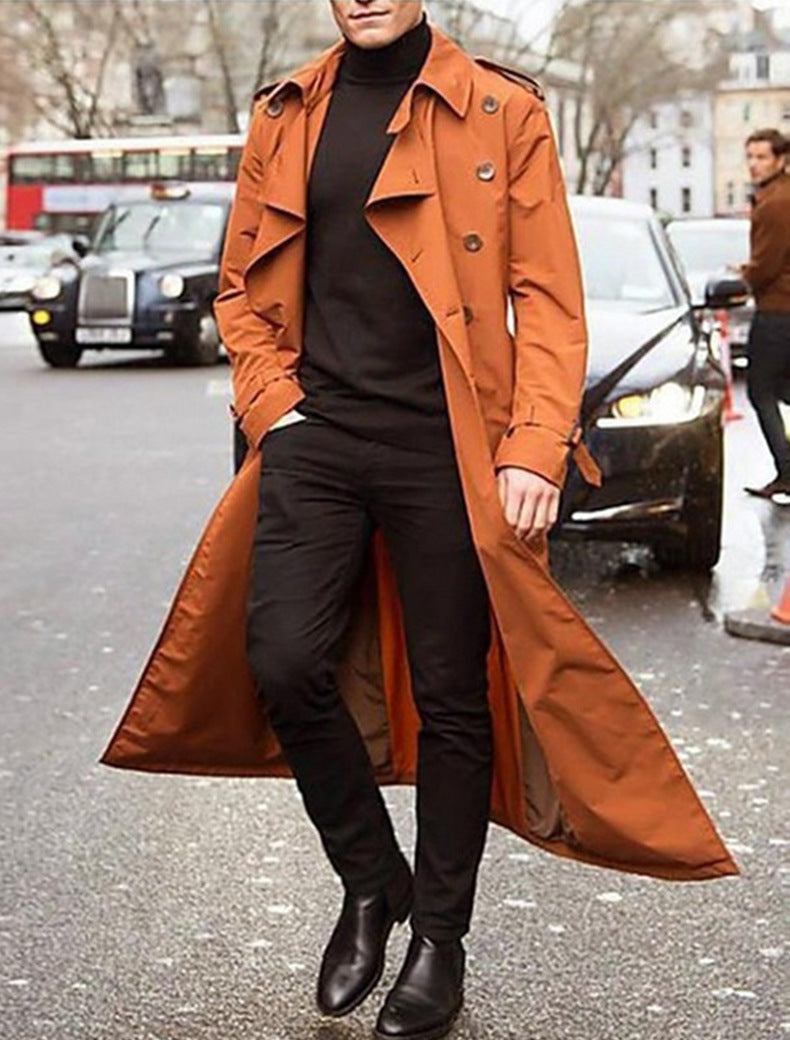 Herren klassischer Trenchcoat – Marzano