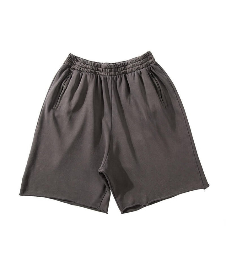 Herren Sportliche Shorts mit atmungsaktivem Material und seitlichen Reißverschlusstaschen Echoarchiv