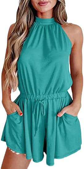 Damen Jumpsuit mit hohem Kragen und tailliertem Schnitt Echo Archiv