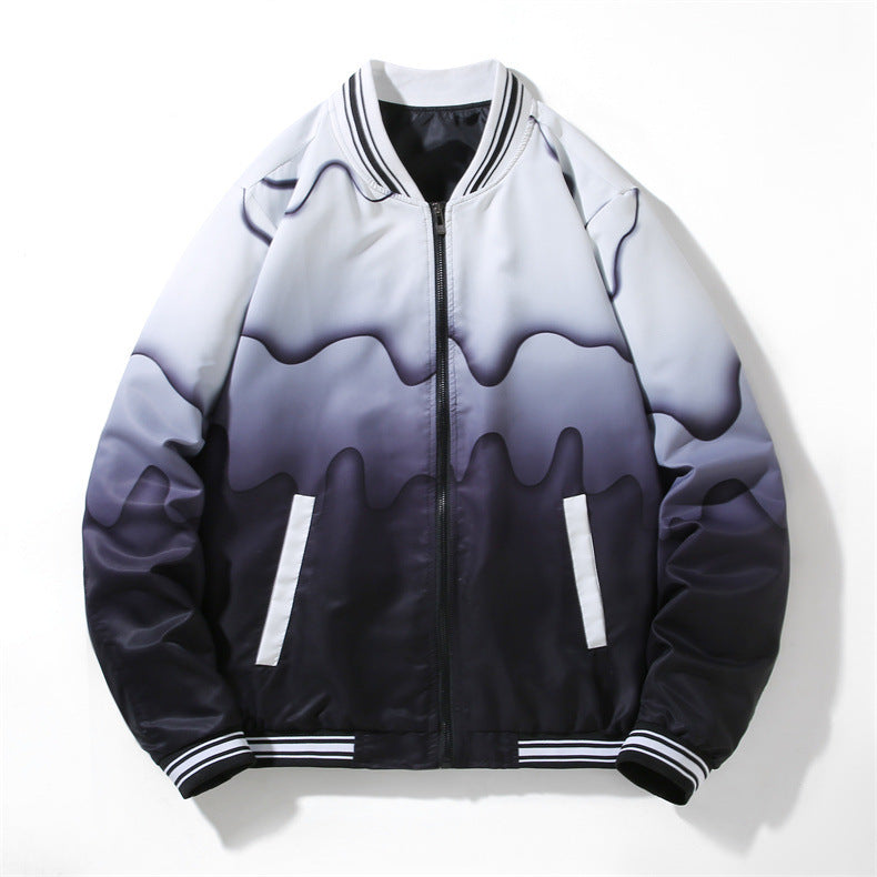 Herren Sportliche Bomberjacke mit modernen Mustern Echo Archiv
