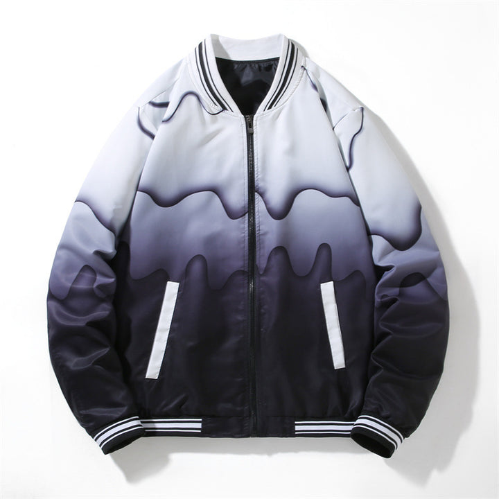 Herren Sportliche Bomberjacke mit modernen Mustern Echo Archiv