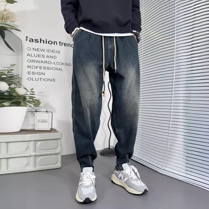 Herren Einzigartige Ripped Denim Jeans Echoarchiv