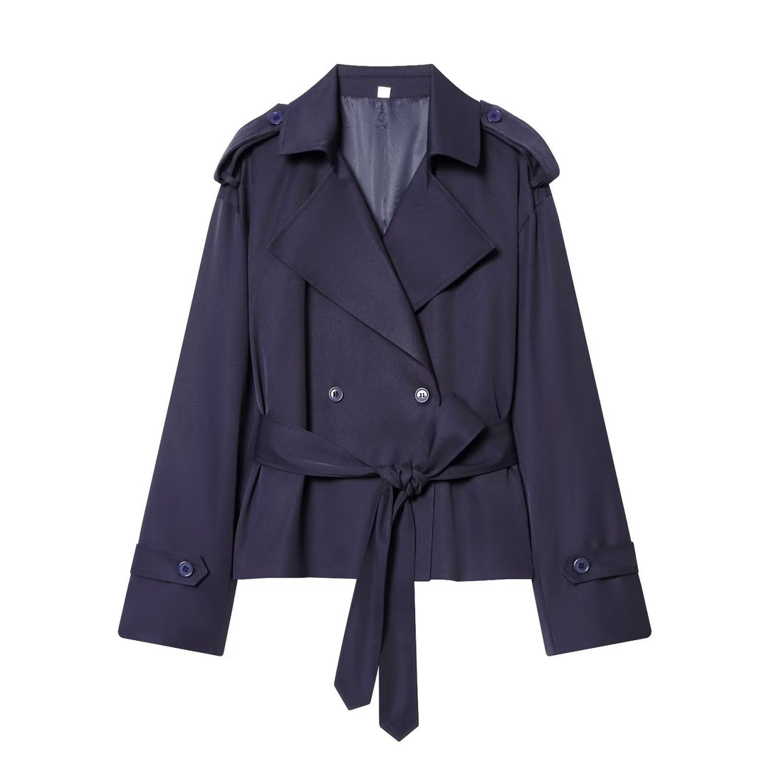 Damen Leichte wattierte Windjacke mit Stehkragen und Polka‑Dot‑Print Echo Archiv