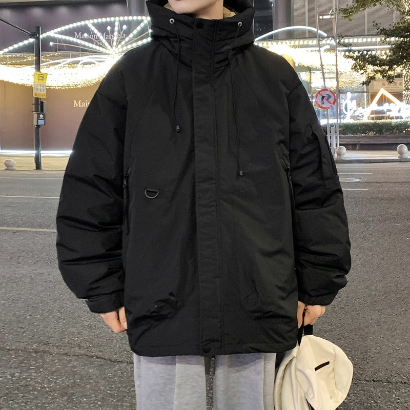 Herren funktionale Winterjacke mit isolierender Füllung und verstellbarer Kapuze Echoarchiv