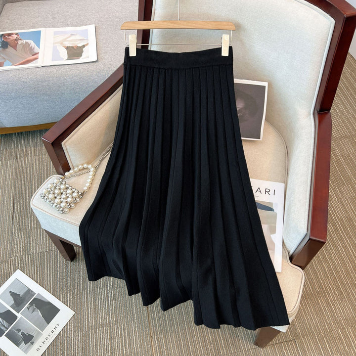 Damen Plissierter Maxi-Rock mit elegantem Design Echo Archiv