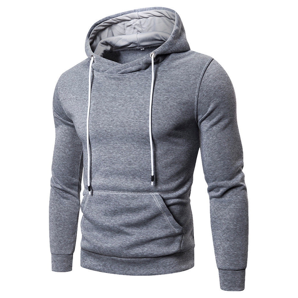 Herren Kapuzenpullover mit Kängurutasche und soften Baumwollmischung Echoarchiv