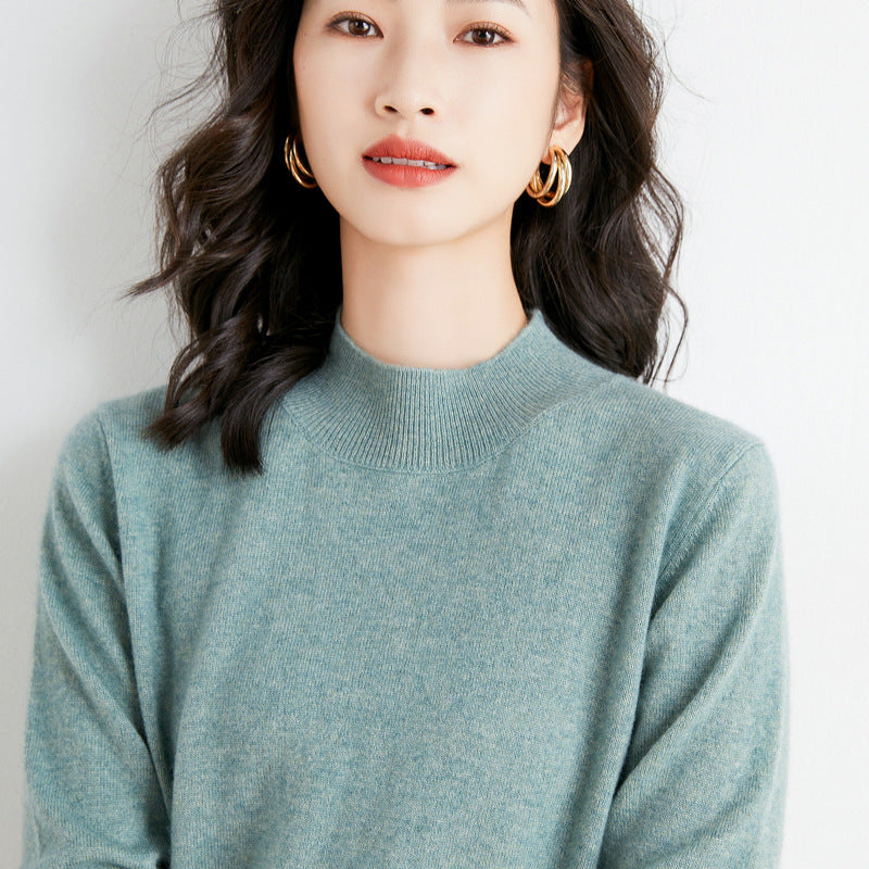 Damen Kurzrollkragen Feinstrickpullover mit leichtem Mohair-Effekt Echoarchiv