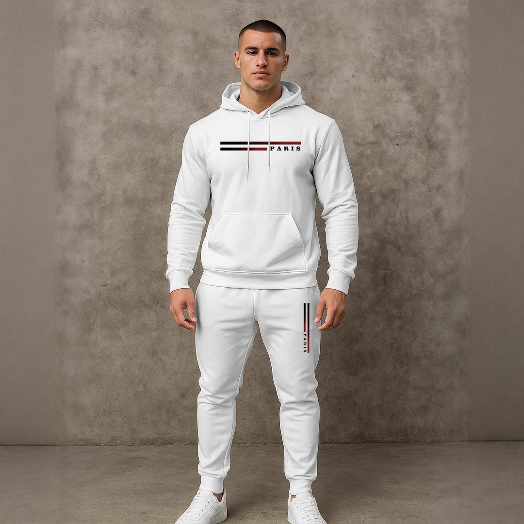 Herren Sportlicher Hoodie-Jogginganzug mit funktionalem Schnitt und praktischen Taschen Echoarchiv