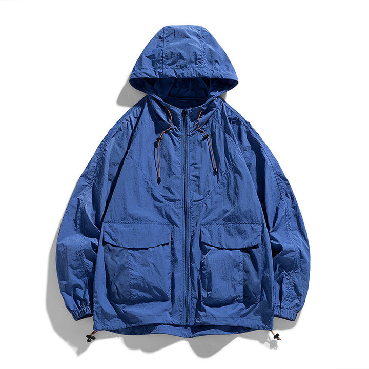 Damen Leichte Outdoor-Jacke mit Kapuze und Taschen Echo Archiv