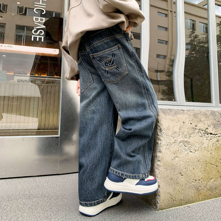Unisex weite Cargo-Jeans im Streetwear-Style Echo Archiv