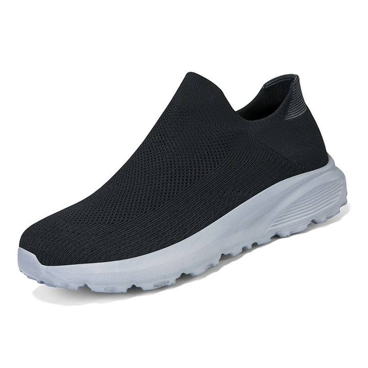 Unisex nan elastischer Strick-Schlupfschuh mit konturierter viskoelastischer Innensohle und rutschfester stoßdämpfender Laufsohle Echo Archiv