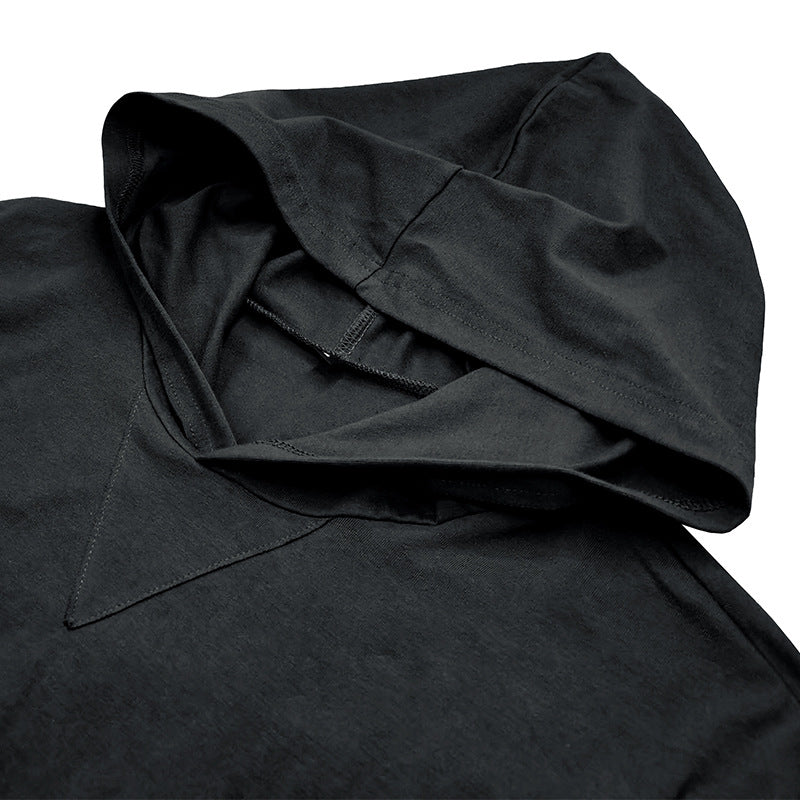 Herren langärmliges Hoodie-T-Shirt mit lässigem Schnitt und atmungsaktivem Material Echoarchiv