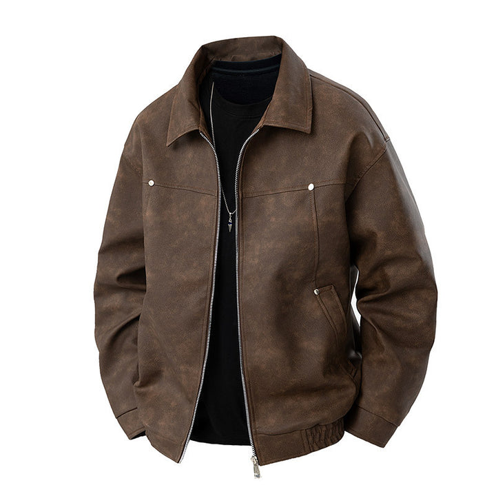 Herren Modische Wildlederjacke Echo Archiv