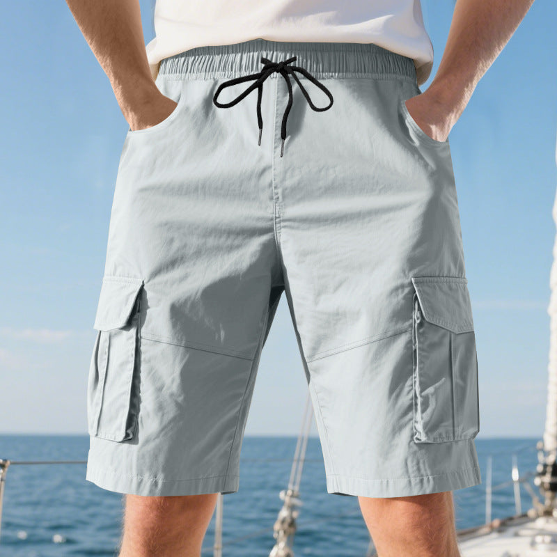 Herren Cargo-Shorts mit elastischem Bund und praktischen Seitentaschen Echoarchiv