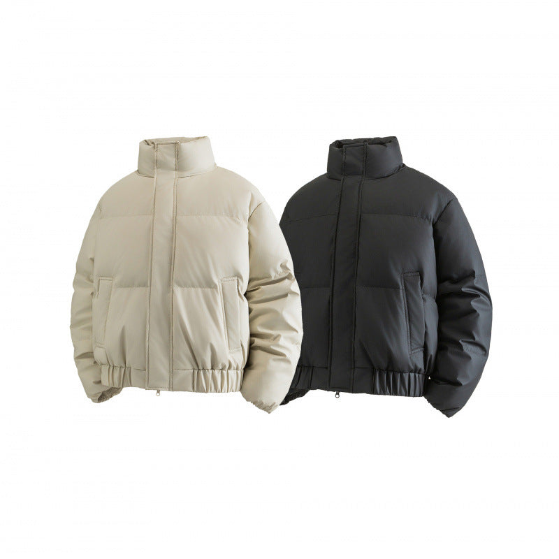 Damen Gekürzte Puff‑Steppjacke mit hohem Stehkragen, elastischem Bund und verdeckter Reißverschlussleiste Echo Archiv