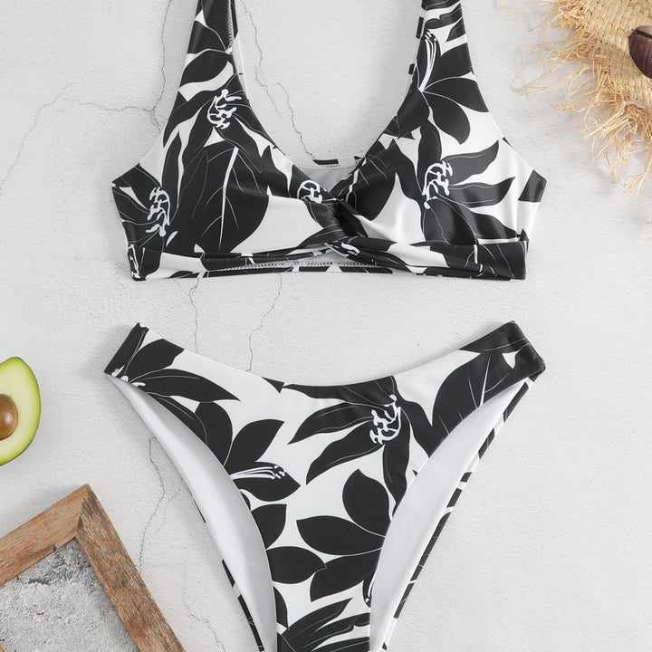 Damen Bikini-Set mit floralen Mustern und sportlichem Schnitt Echo Archiv