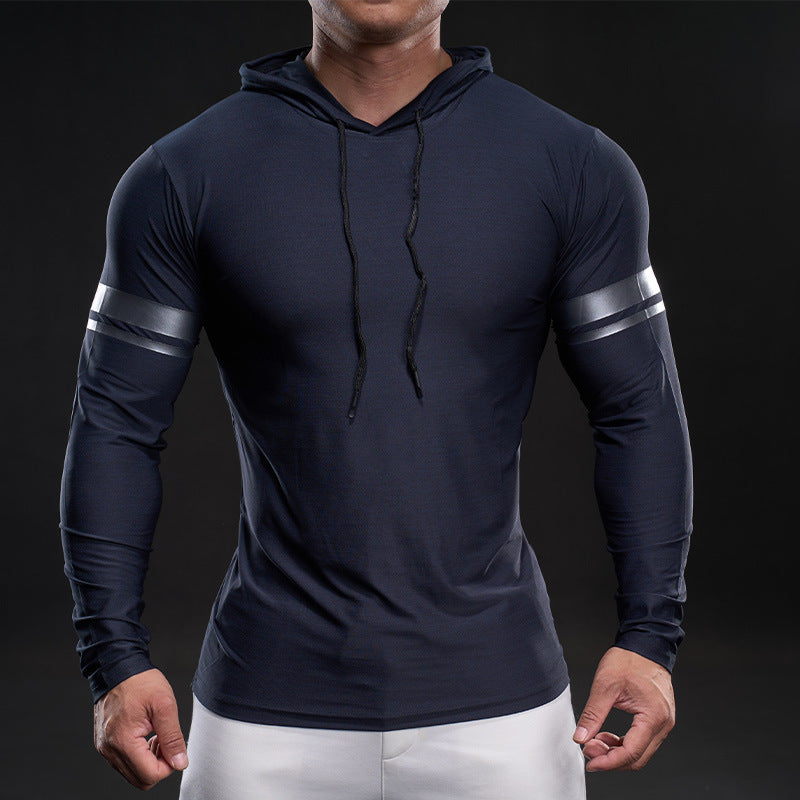 Herren sportliches Langarm-Hoodie-Shirt Echoarchiv