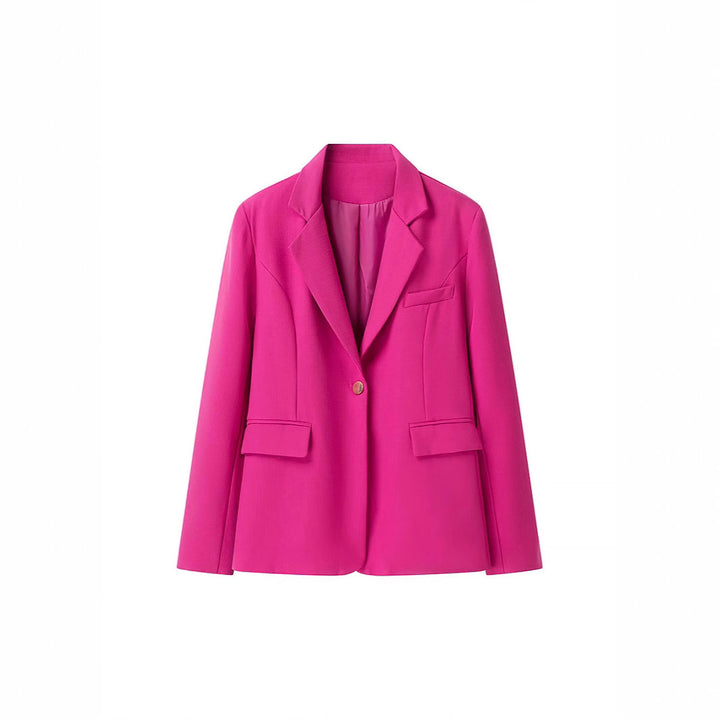 Damen Bouclé-Zweiteiler mit tailliertem Longblazer, Korsagen-Croptop und hochgeschnittener Shorts Echo Archiv
