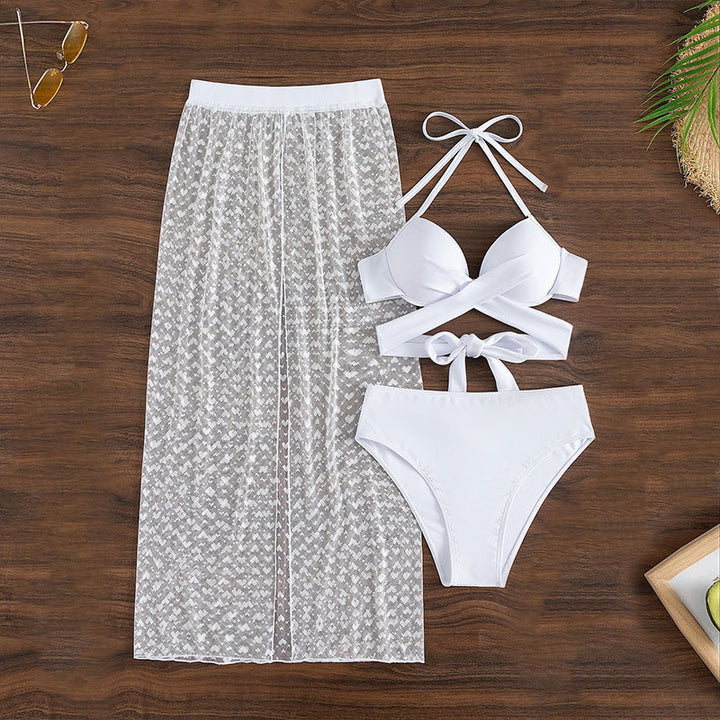 Damen Bikiniset mit modischem Wickelrock Echo Archiv