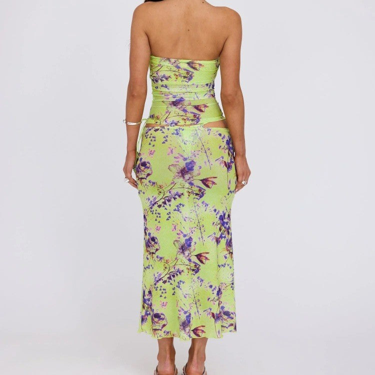 Damen Strandkleid mit verstellbarem Bund Echo Archiv