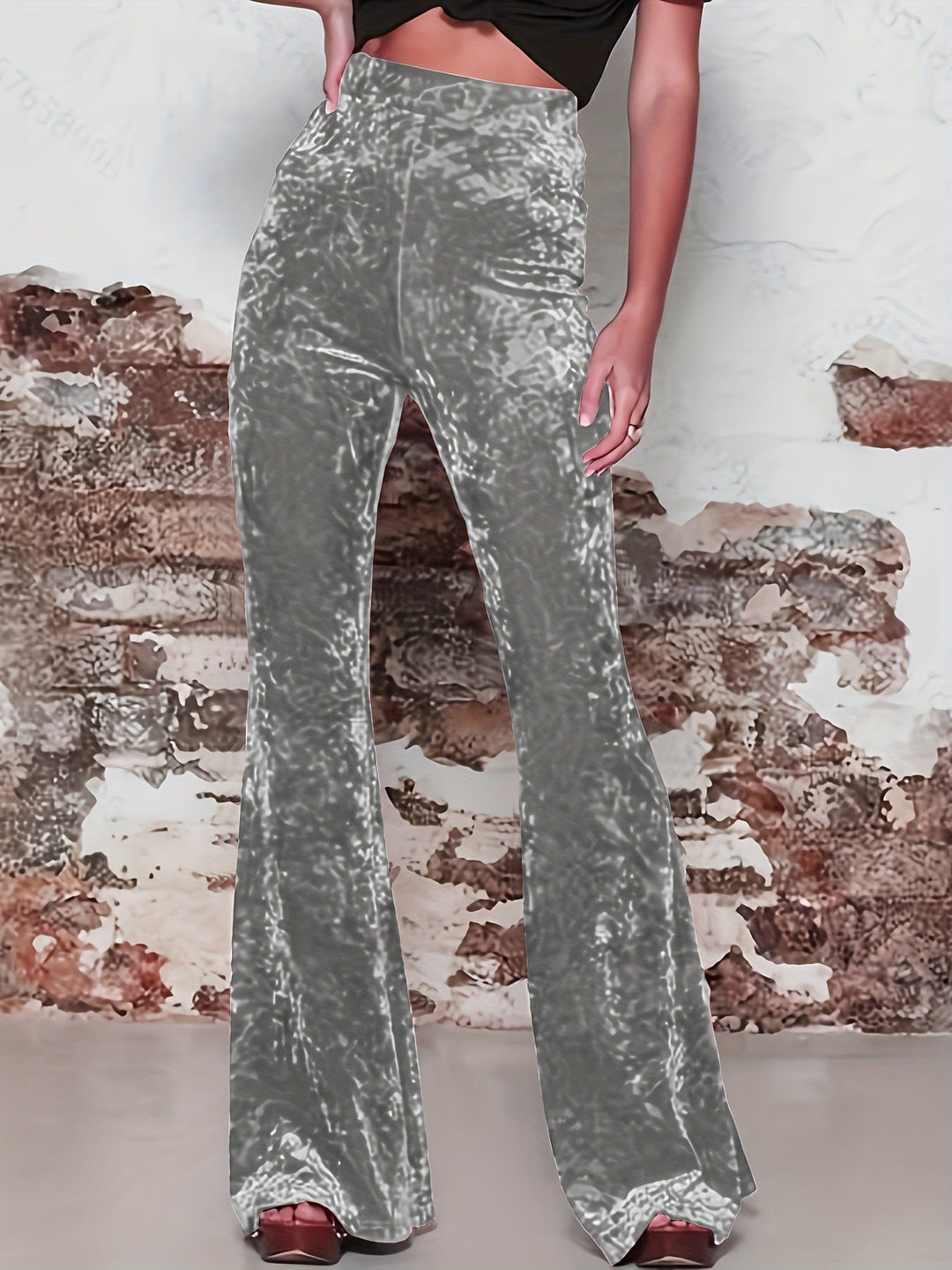 Damen Samtweite Hose Echoarchiv