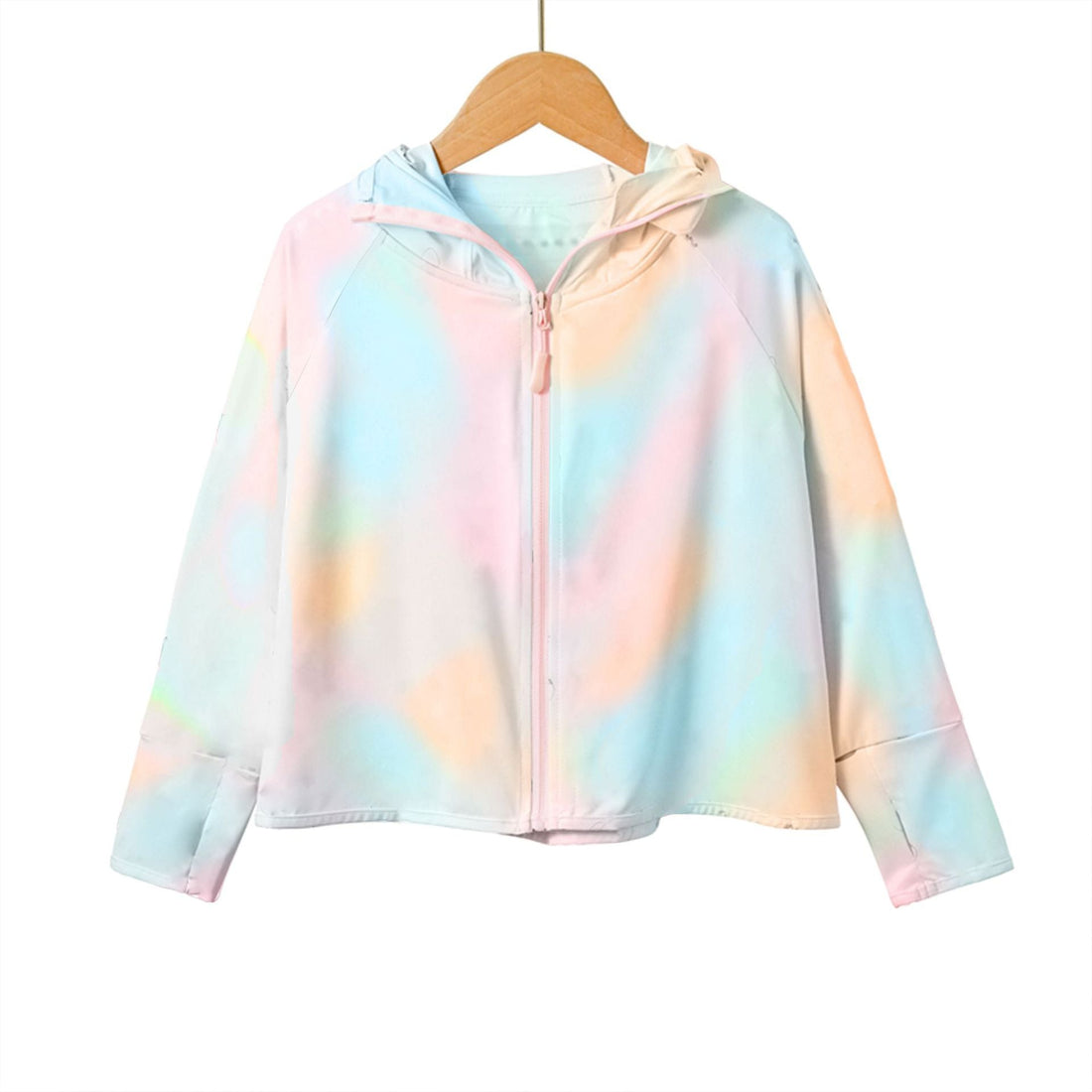 Mädchen funktionale UV-Schutzjacke mit Kapuze