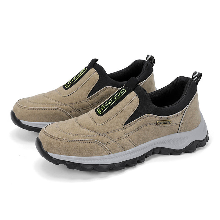 Herren  slip-on Freizeitsneaker mit Wildlederoptik, elastischem Einstieg und griffiger Profilsohle Echo Archiv