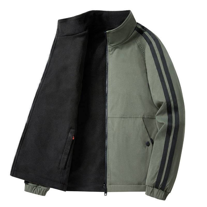 Herren Sportliche Übergangsjacke mit hohem Kragen Echo Archiv 1788241641