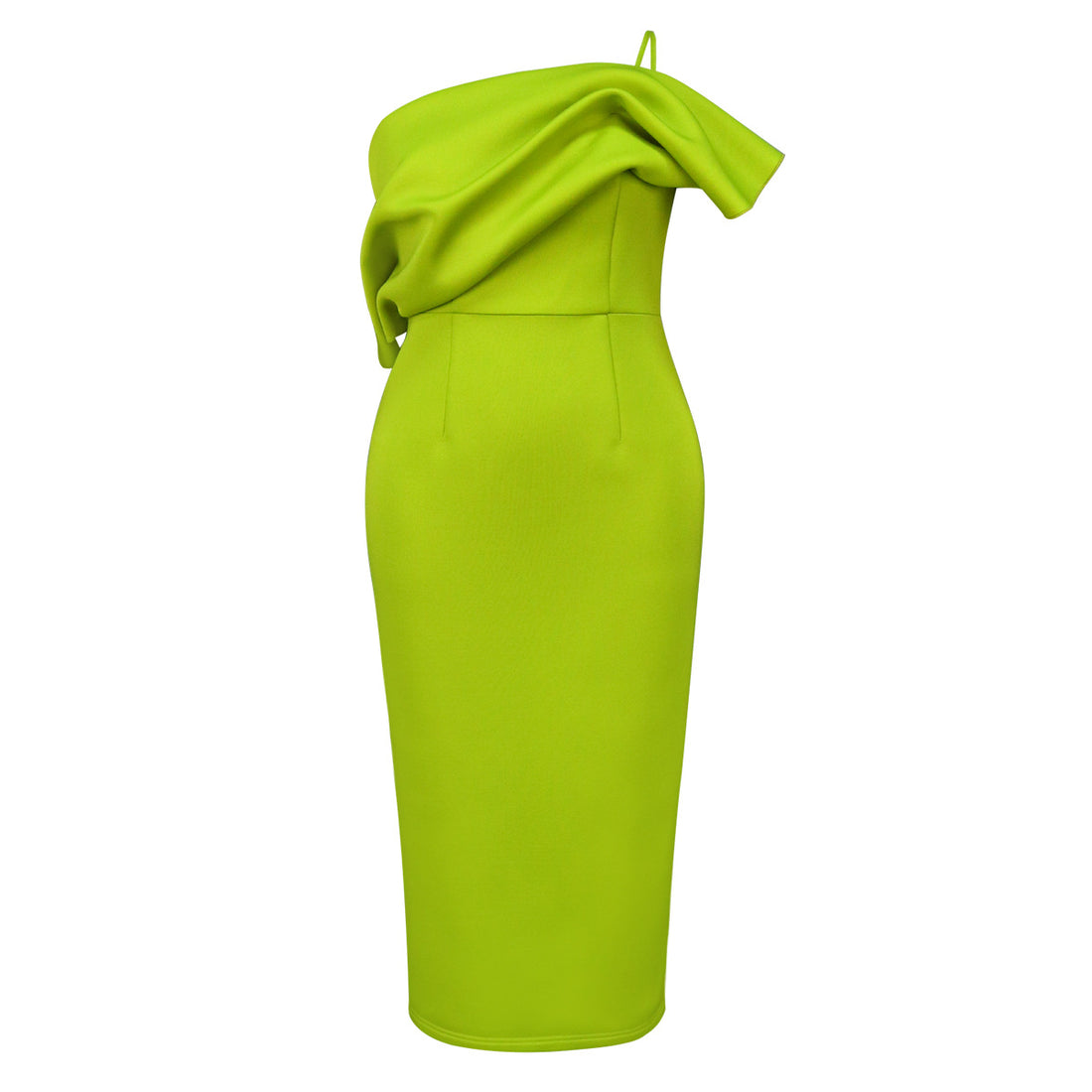 Damen Elegantes Maxikleid mit asymmetrischem Design und Drapierung – Valéora