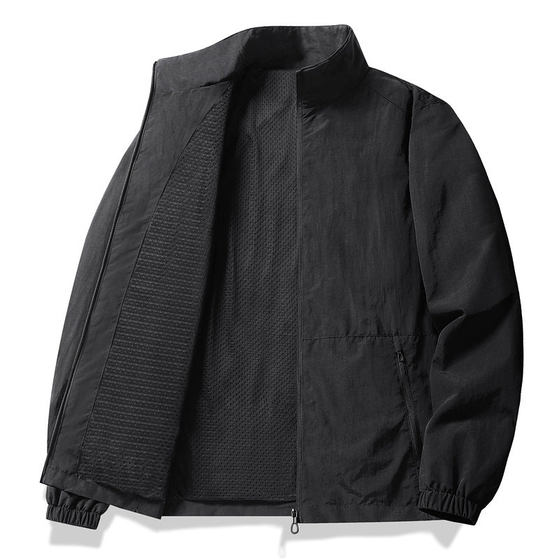 Herren Leichte Übergangsjacke mit hohem Kragen Echo Archiv 1788241453