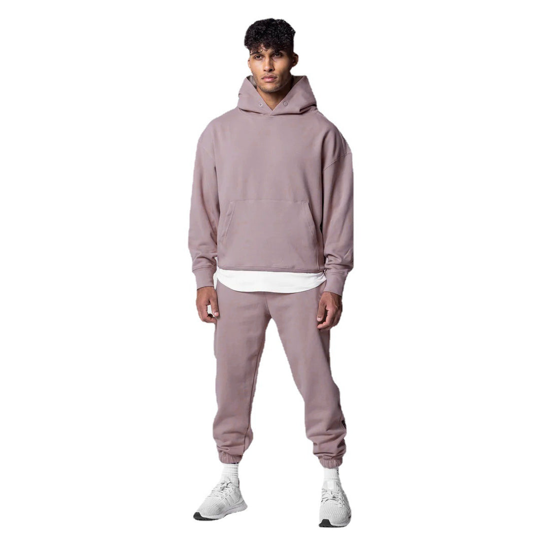 Herren gemütlicher Kapuzenpullover mit Taschen Echoarchiv