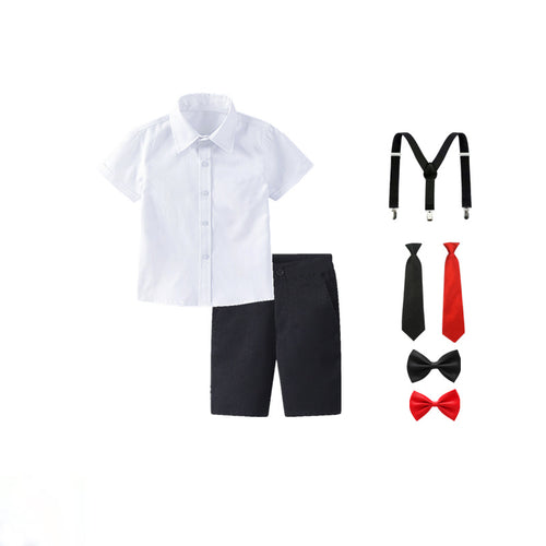 Damen festliches Hemd und Shorts Set mit Hosenträgern Echo Archiv