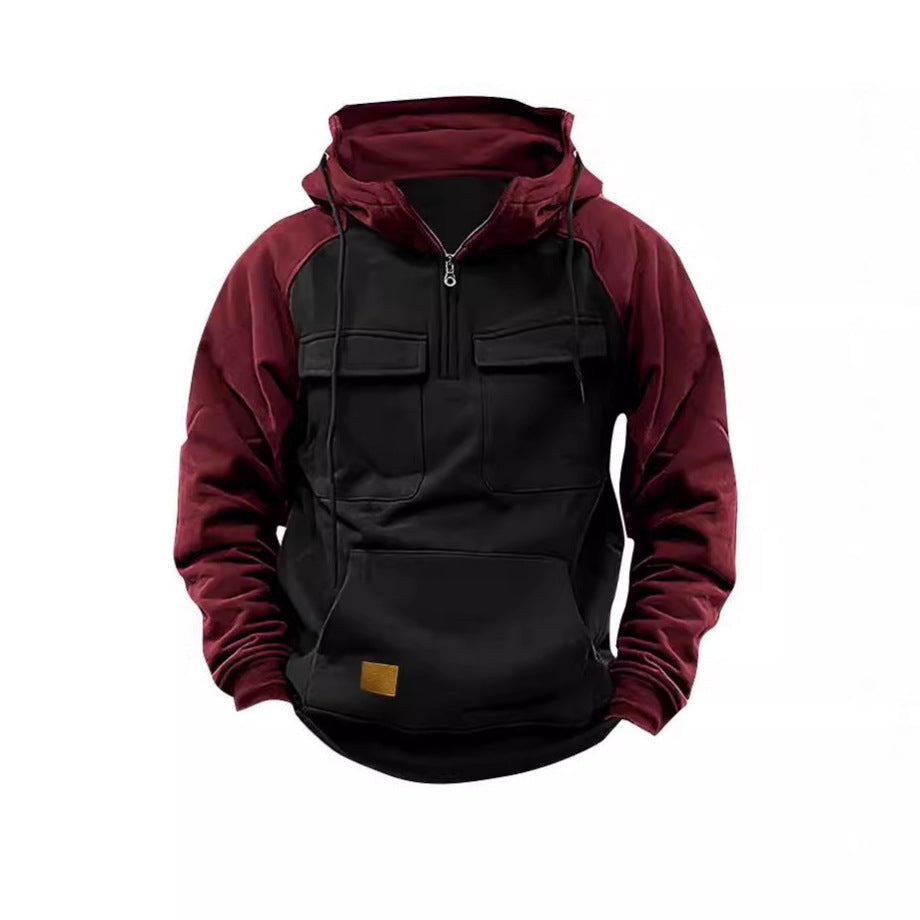Herren Funktioneller Hoodie mit praktischen Taschen und innovativem Design Echoarchiv