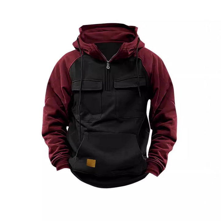 Herren Funktioneller Hoodie mit praktischen Taschen und innovativem Design Echoarchiv