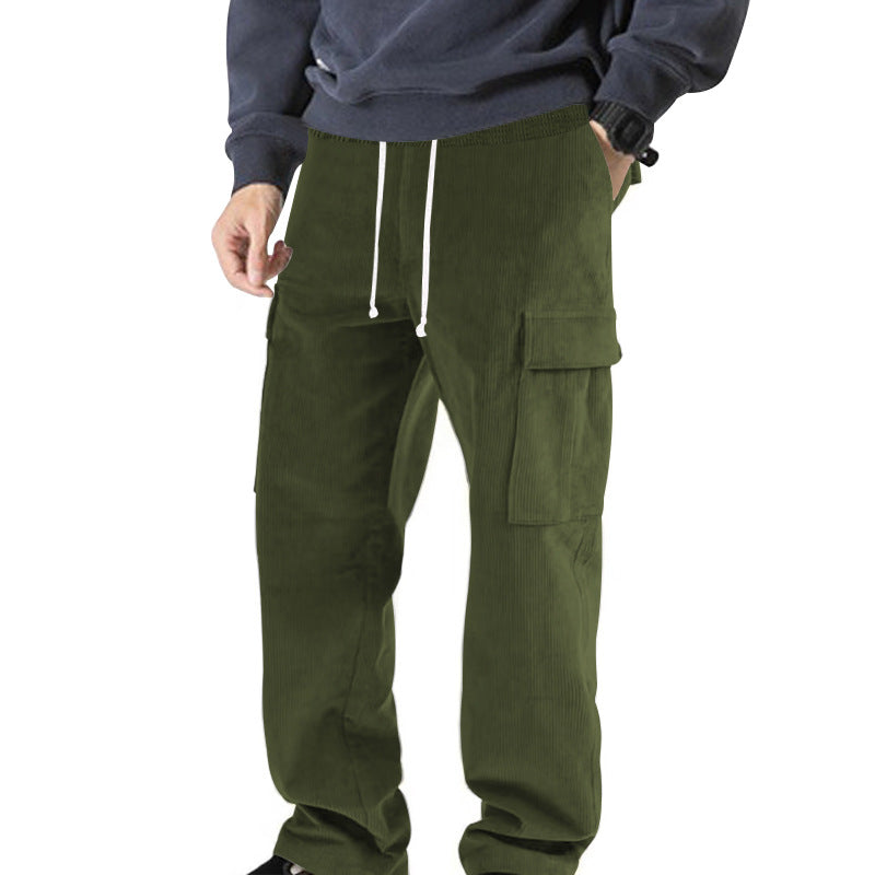 Herren Cargo-Hose mit elastischem Bund und funktionalen Taschen Echoarchiv