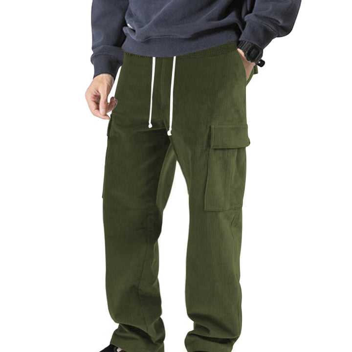 Herren Cargo-Hose mit elastischem Bund und funktionalen Taschen Echoarchiv