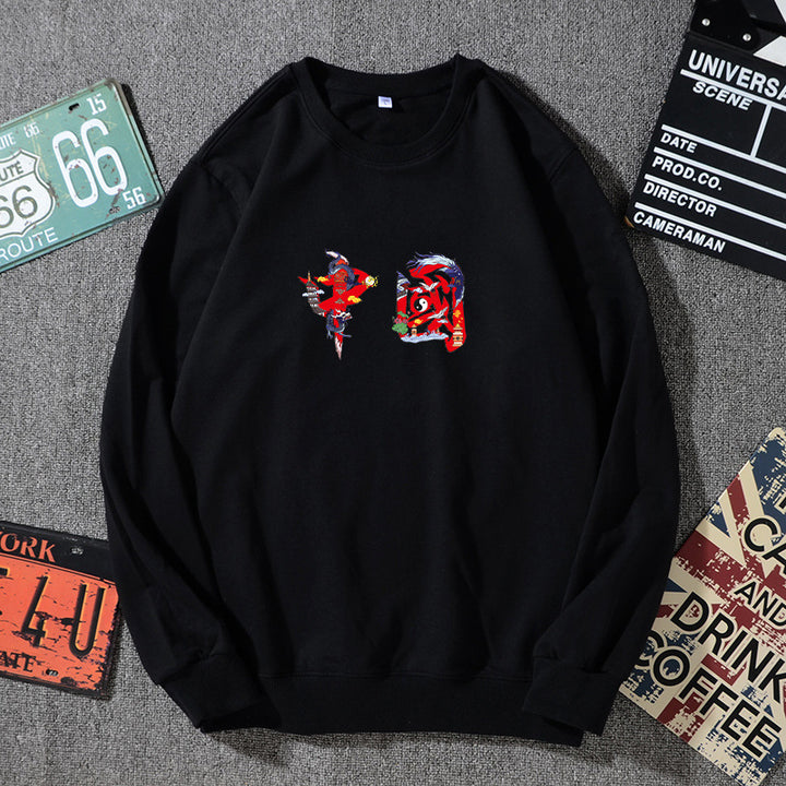 Unisex Oversize Sweatshirt mit Rundhalsausschnitt und dezenter Grafikapplikation Echo Archiv