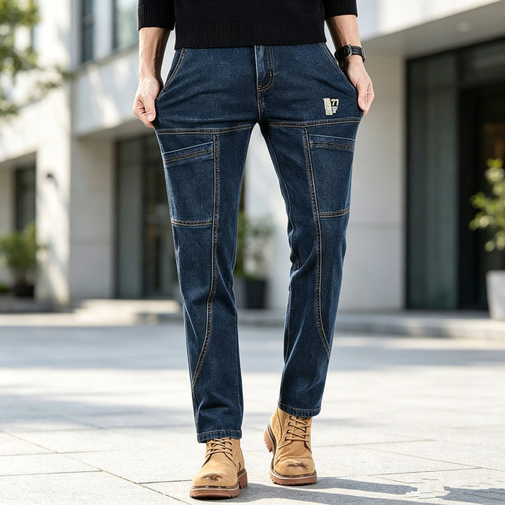 Herren Bequeme und stylische Workwear Denim Hose Echoarchiv