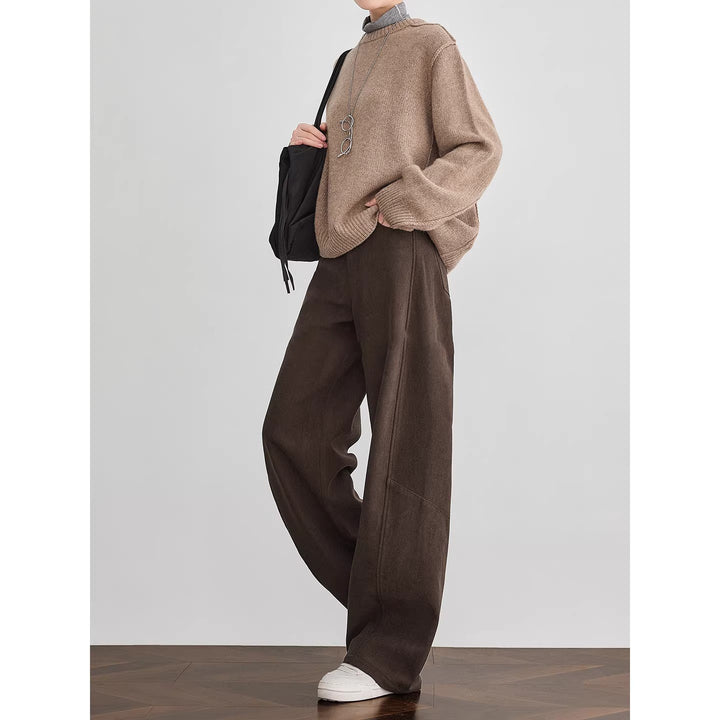 Damen Bequeme und elegante weite Cordhose Echoarchiv