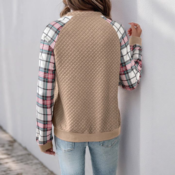 Damen Lässiges Sweatshirt mit Reißverschluss Echo Archiv